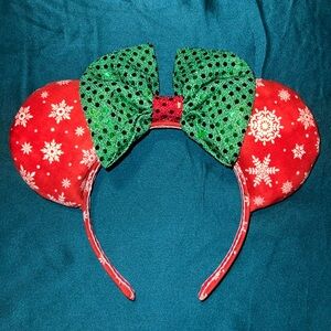 Christmas Snowflake Mickey Ears